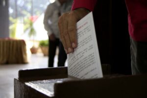 8vo Congreso del PCC. Delegados ejercer derecho al voto