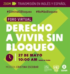 Foro virtual Derecho a vivir sin bloqueo