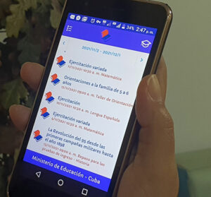 Aplicación MiClaseTV