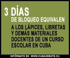 Impacto del bloqueo en educación