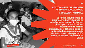 Bloqueo a Cuba afecta la educación