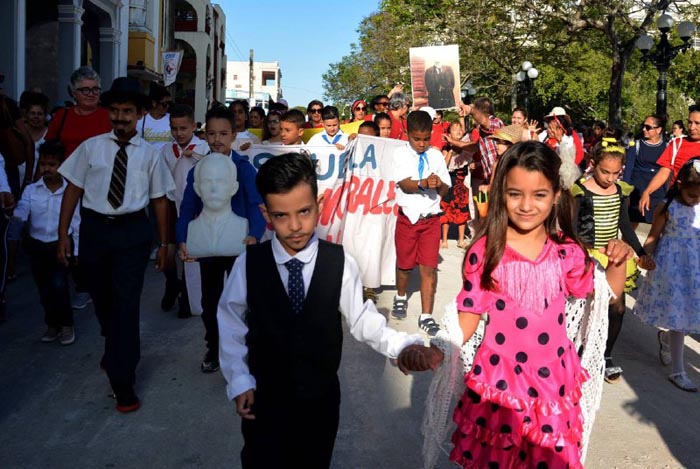 Un Martí que vive en los niños de Ciego de Ávila